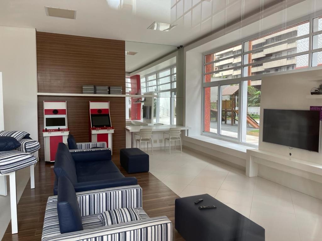 Lindo Apartamento A 50 Metros Da Praia Guaruja Ngoại thất bức ảnh